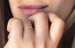Five Diamonds Wedding Ring