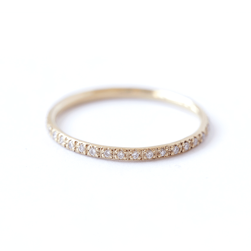 Thin Diamond Eternity Ring – ARTEMER - Main Image