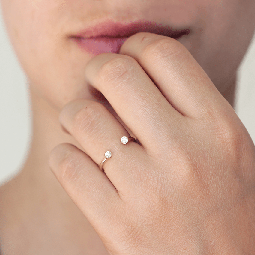 Small Pave Diamond Twist Band Ring – Bailey's Fine Jewelry