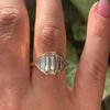 Geometric-Engagement-Ring-with-an-Emerald-Cut-Diamond-OOAK-VIDEO.