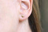 skull earrings with diamonds