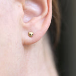 skull earrings with black diamonds