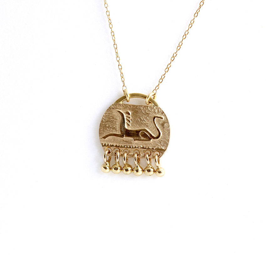 Gold Mythic Animal Necklace – ARTEMER