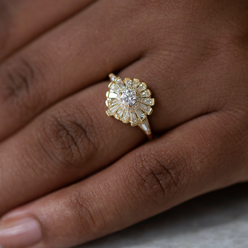 Halo-Ring-with-Baguette-Diamond-Frills-Asymmetric-Halo-Engagement-Ring-top-shot
