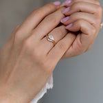 Chevron Wedding Ring with Baguette Diamonds - V Baguette Ring4