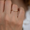 Chevron Wedding Ring with Baguette Diamonds - V Baguette Ring2