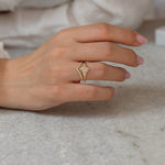 Detailed Star Engagement Ring4