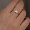 Deco Engagement Ring with Cushion Diamond8