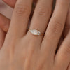 Deco Engagement Ring with Cushion Diamond2